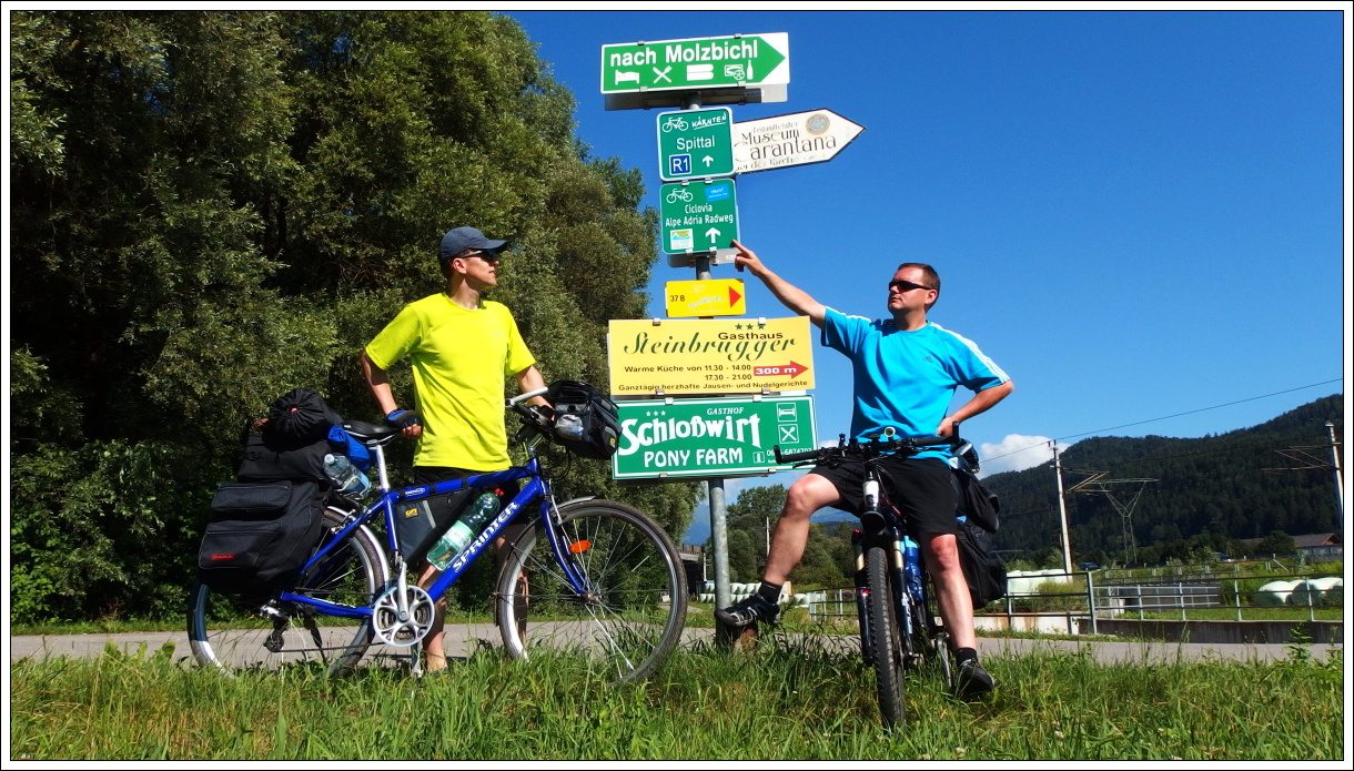 Cyklotrasa Ciclovia Alpe Adria aneb z Protivína na Grado! Časť 2